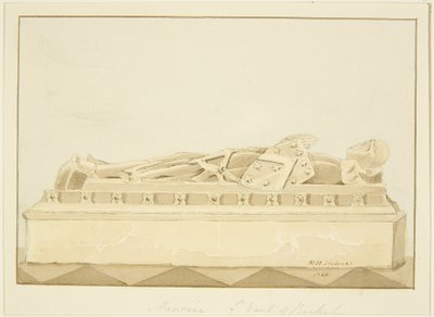 Efigie de Maurice, 7º Conde de Berkeley en la Catedral de Bristol de Marcus H. Homes