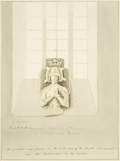 Efigie de Robert, Duque de Normandía, en San Felipe de Marcus H. Homes