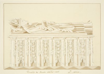 Tumba del Abad Knowles en la Catedral de Bristol de Marcus H. Homes