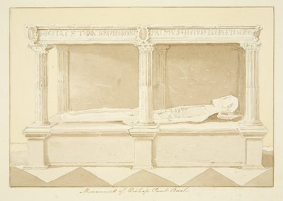 Tumba del obispo Paul Bush en la catedral de Bristol de Marcus H. Homes
