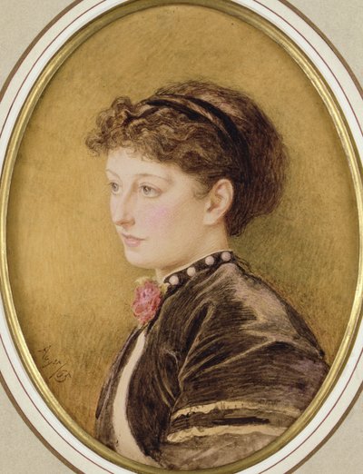 Kate Collins (de soltera Dickens) 1865 de Marcus Stone