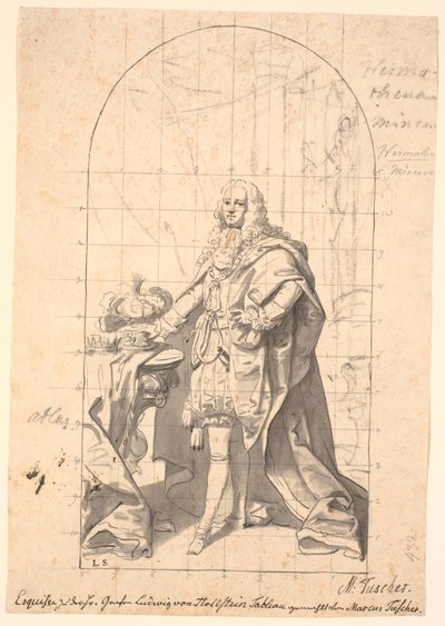 Conde, consejero privado J.L. Holstein de Marcus Tuscher
