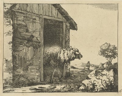 Ovejas en redil Ovejas (título de la serie) de Marcus de Bye