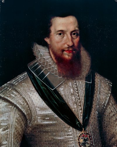 Retrato de Robert Devereux (1566-1601), conde de Essex. de Marcus the Younger Gheeraerts