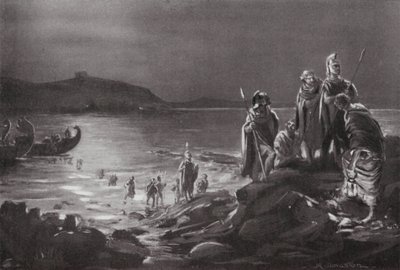 Regreso de los oligarcas a Samos (litografía) de Margaret (after) Dovaston