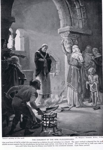 The Judgement of Nine Ploughshares, ilustración de "Hutchinson