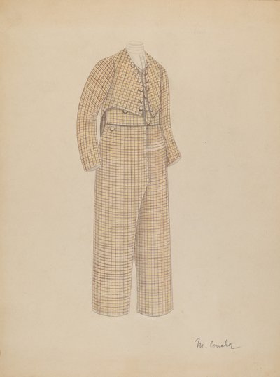 Traje de niño de Margaret Concha