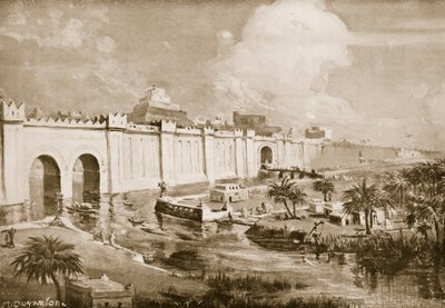 Babilonia restaurada, ilustración de "Hutchinson