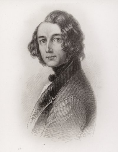 Charles Dickens (1812-1870), novelista inglés, 1844 de Margaret Gillies