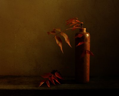 Naturaleza muerta otoñal de Margaret Halaby