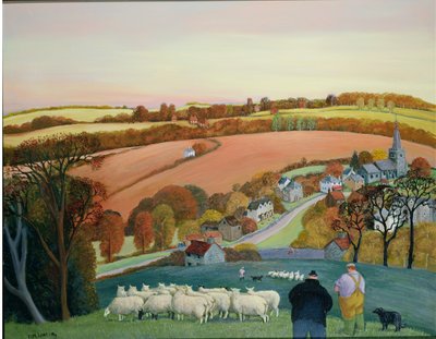 Paisaje otoñal de Margaret Loxton