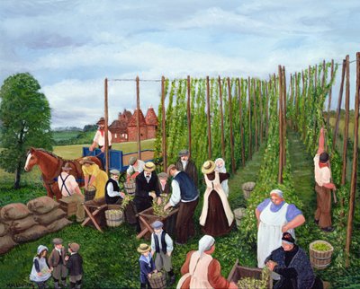 Recogida de lúpulo de Margaret Loxton
