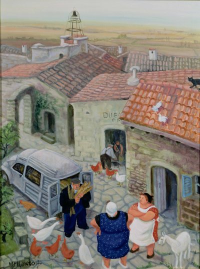 El panadero (óleo sobre lienzo) de Margaret Loxton