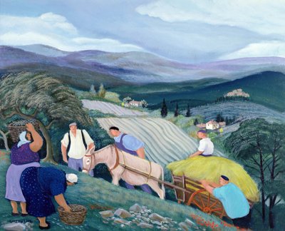 El carro de heno de Margaret Loxton