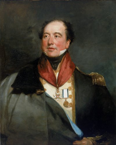 Retrato del capitán Sir Christopher Cole (1770-1836), c.1820-24 (óleo sobre lienzo) de Margaret Sarah (1793 1872) Carpenter