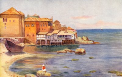 En Beyrout (litografía en color) de Margaret Thomas