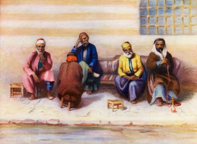 Grupo de sirios (litografía en color) de Margaret Thomas