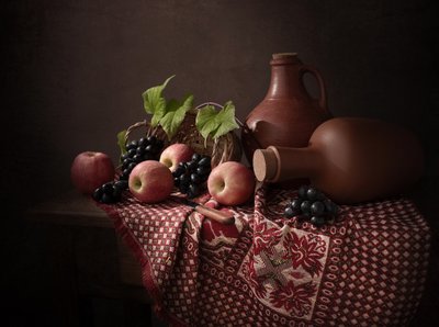Naturaleza muerta de la cosecha de otoño de Margareth Perfoncio
