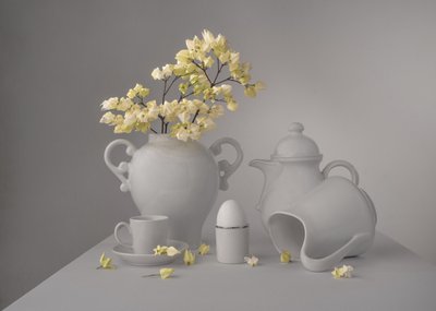 Elegante bodegón floral de Margareth Perfoncio
