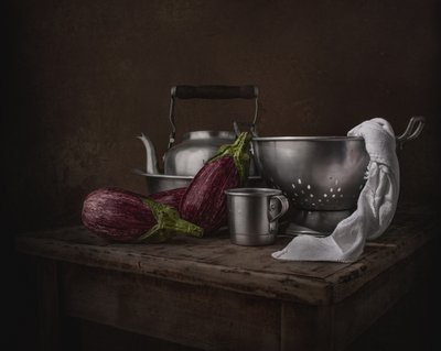 Naturaleza muerta de Moody Kitchen de Margareth Perfoncio