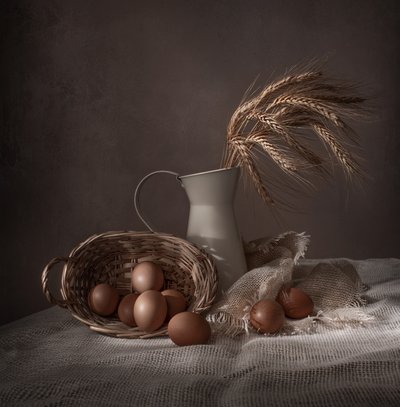 Huevos y trigo a la rústica de Margareth Perfoncio