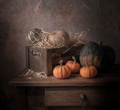 Calabazas rústicas de otoño de Margareth Perfoncio