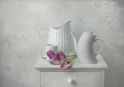 Naturaleza muerta de estilo «shabby chic» de Margareth Perfoncio