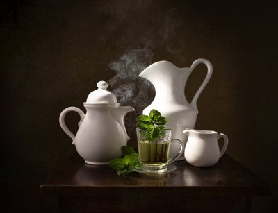 Té de menta al vapor de Margareth Perfoncio
