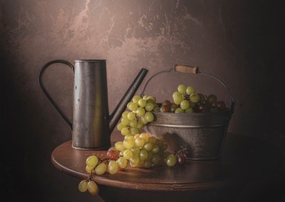 Vendimia de uvas de añada de Margareth Perfoncio