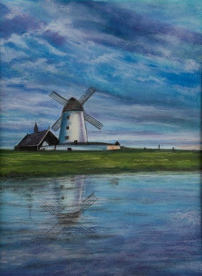 Molino de viento..Holanda de Margo Starkey