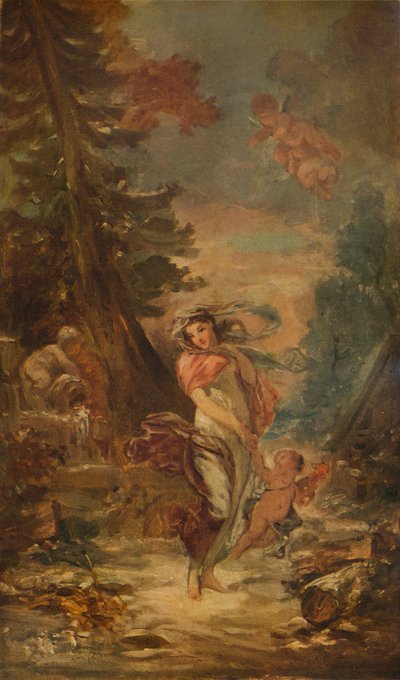 Invierno, c1802 de Marguerite Gerard