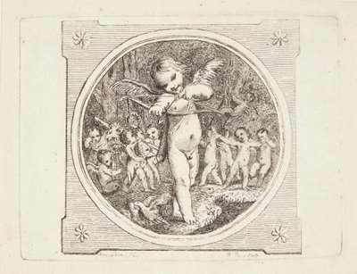 Cupido con arco y flecha de Marguerite Louise De Lorme du Ronseray