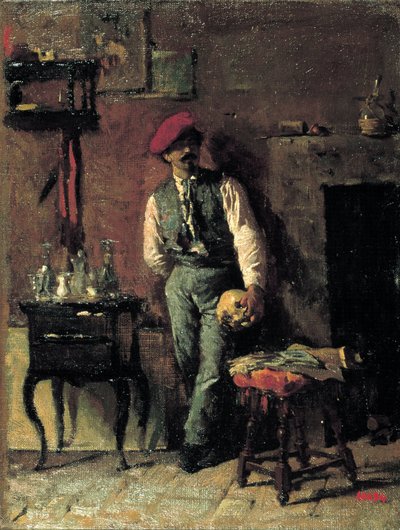 Retrato del Pintor Joaquim Agrassot de Marià Fortuny Marsal