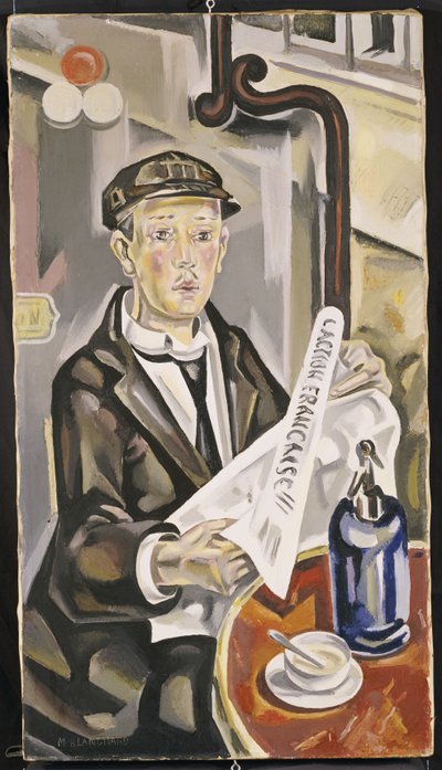 El rey de los vendedores ambulantes, c.1924 de Maria Blanchard