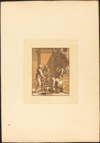 Sacrificio Romano de Maria Catharina Prestel after Abraham Bloemaert