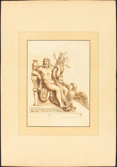 Júpiter de Maria Catharina Prestel after Giulio Romano