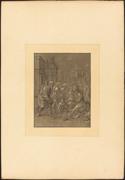 Visita de Santa Isabel a la Sagrada Familia de Maria Catharina Prestel after Hans Brosamer