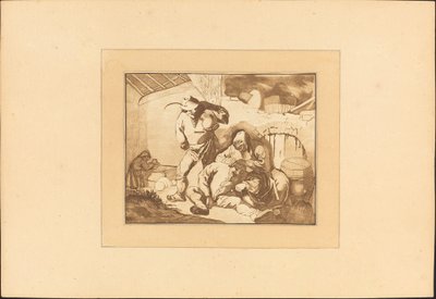 Escena Campesina de Maria Catharina Prestel after Isack van Ostade