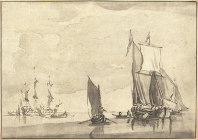 Marina de Maria Catharina Prestel after Willem van de Velde the Younger