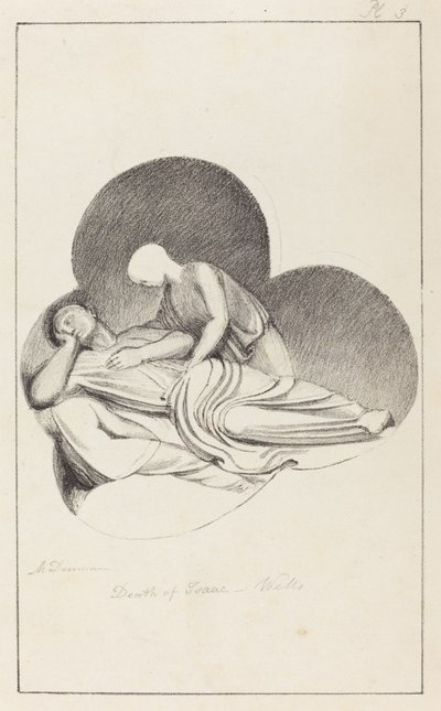 Muerte de Isaac, de la Catedral de Wells de Maria Denman after John Flaxman