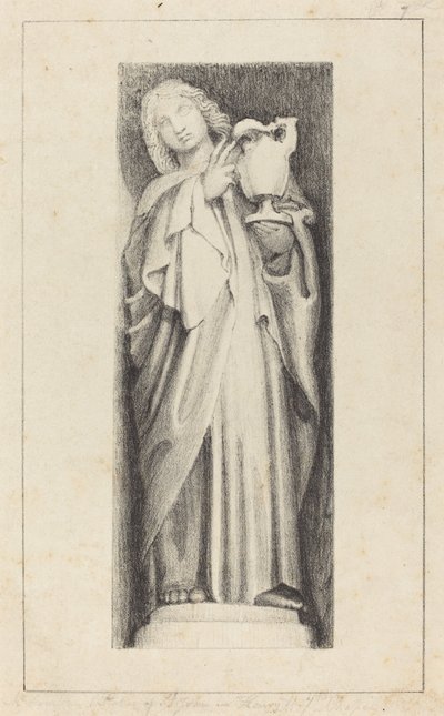 San Juan, de la Capilla de Enrique VII en la Abadía de Westminster de Maria Denman after John Flaxman