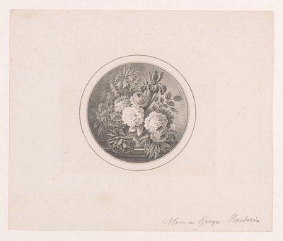 Flores en un florero de Maria Geertruida de Goeje Barbiers (attributed to)