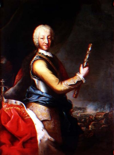 Retrato de Carlo Emanuele III de Saboya, Rey de Cerdeña (1701-73) de Maria Giovanna Battista Clementi