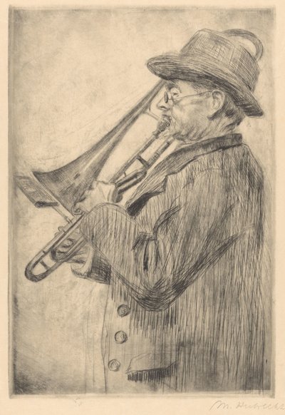 Trombonista de Maria Hubrecht (signed by artist)