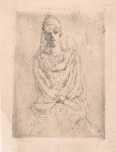 Mujer sentada de Maria Hubrecht
