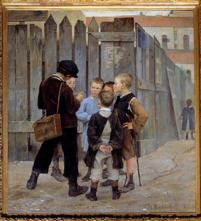 Reunión de conspiración infantil de Maria Konstantinova Bashkirtseva
