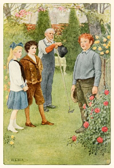 "Alabado sea Dios de quien fluyen todas las bendiciones" de El jardín secreto de Frances Hodgson Burnett (1849-1924) de Maria Louise Kirk