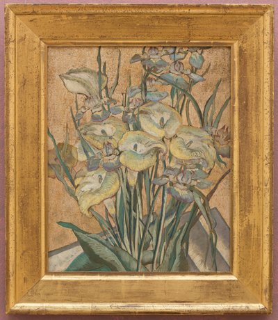 Iris y calas de Maria Oakey Dewing