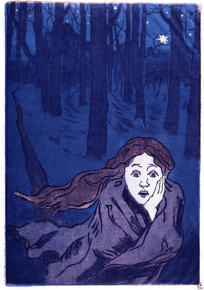 El miedo, 1893-1894 de Maria Vasilyevna Yakunchikova
