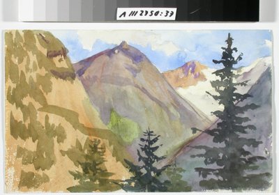 Paisaje alpino de Maria Wiik